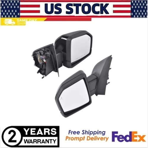 Left & Right Rearview Mirror for Ford 2017-20 F150 Raptor FO1320574 FO1321575