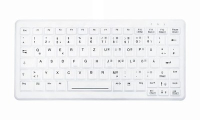 Active Key MedicalKey AK-C4110 kabellose Tastatur - QWERTZ DE - weiß