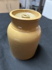 VERY RARE YELLOW WARE  5 1/8" AMERICAN CANNING /SPICE JAR YELLOW WARE MINT — photo 1