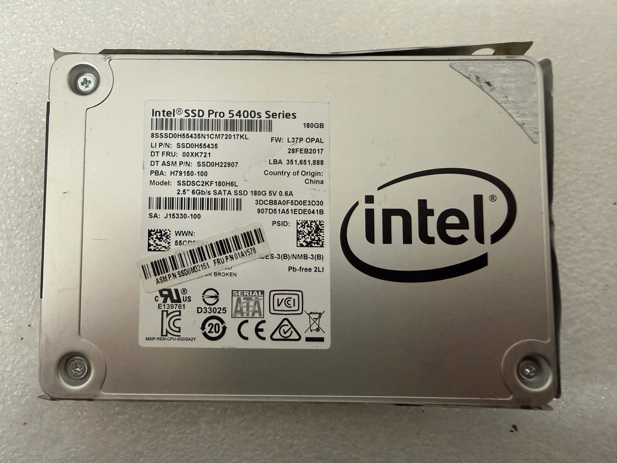 INTEL SSD 180Go 2.5 520 Series SSDSC2BW180A3H 688010-001 SATA III