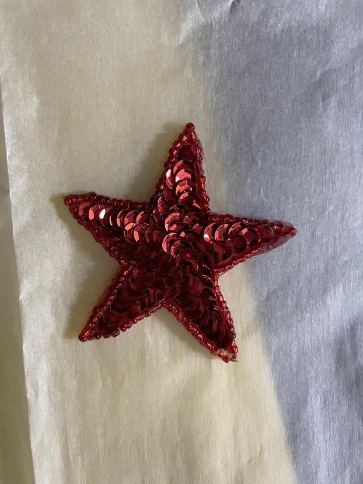 Aplique de lentejuelas vintage de Mickey Mouse y estrella de Disney hecho a mano Foto 3 de 4