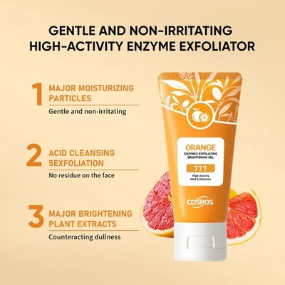 Orange Gesichtspeeling Exfoliating Gel Exfoliating Brightening Whitening Gel 50g - Bild 1 von 4