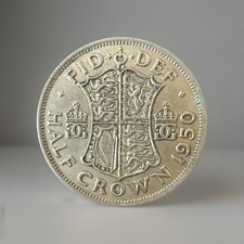 Great Britain 1950 - &frac12; Crown / Half Crown - George VI 3rd Type; No 'IND:IMP'