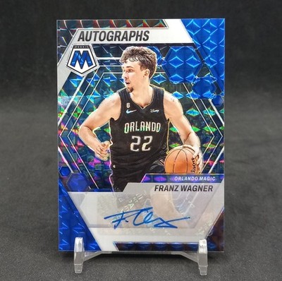 2022-23 Panini Mosaic Autographs Blue /49 Franz Wagner #AM-WAG