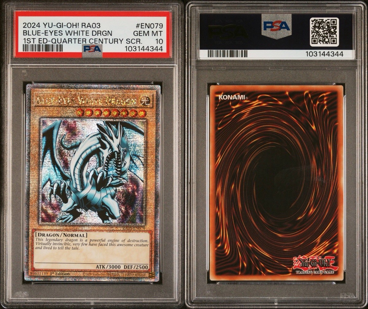 2024 YU-GI-OH! Blue-Eyes White Dragon (Quarter Century SCR) RA03