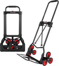 Carrello Portapacchi per Scale,Carrello Pieghevole,Carrello Con Ruote Portatutto