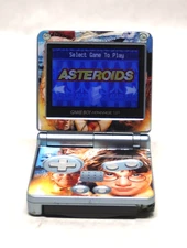 Nintendo Game Boy Advance SP AGS-101 With 4 Games & 2 Chargers