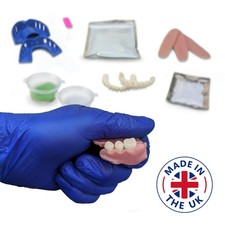 DIY Denture Kit with Impression, Made in UK, Easy False Teeth at Home
