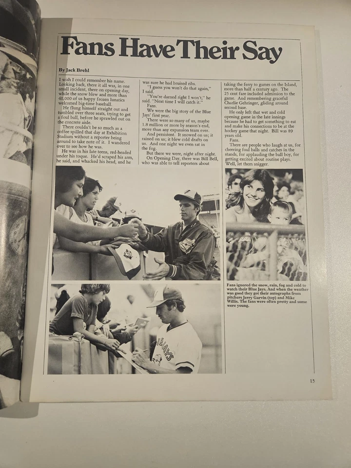 1978 Toronto Blue Jays Yearbook Multi-Signed: Clancy, McKay, Woods, Whitt - Image 4 of 4