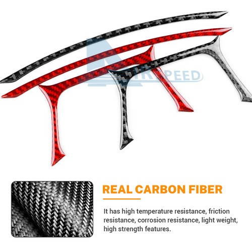 Fits Ford Focus SE 2012-2018 Speedometer Frame Panel Cover Sticker Carbon Fiber - Picture 3 of 9