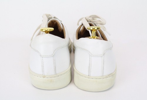 SUITSUPPLY Men Sneakers EU41 White Calf Leather Classic Low-Top Smart Casual - Picture 6 of 21