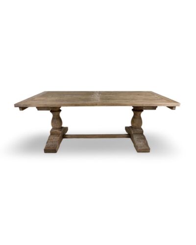 Large Extending Elm Dining Table Size 200cm - 280cm - Picture 4 of 8