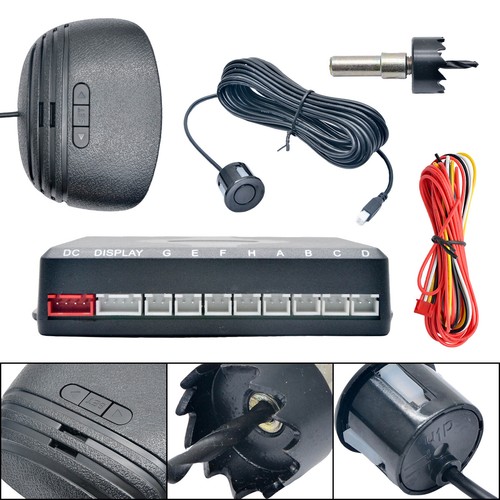 Car Auto Backup Reverse Rear Radar System Alert Alarm Kit 8X Parking Sensors - Picture 4 of 12