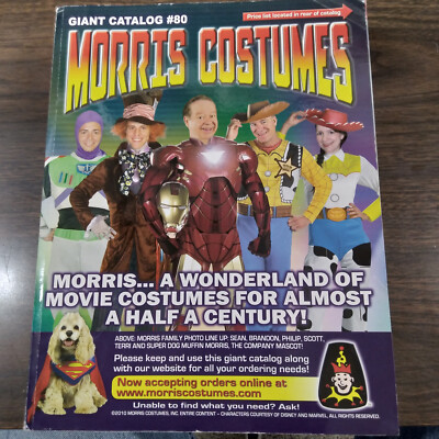 Collectible 2010 Morris Costumes Catalog #80 wonderland edition props mask price