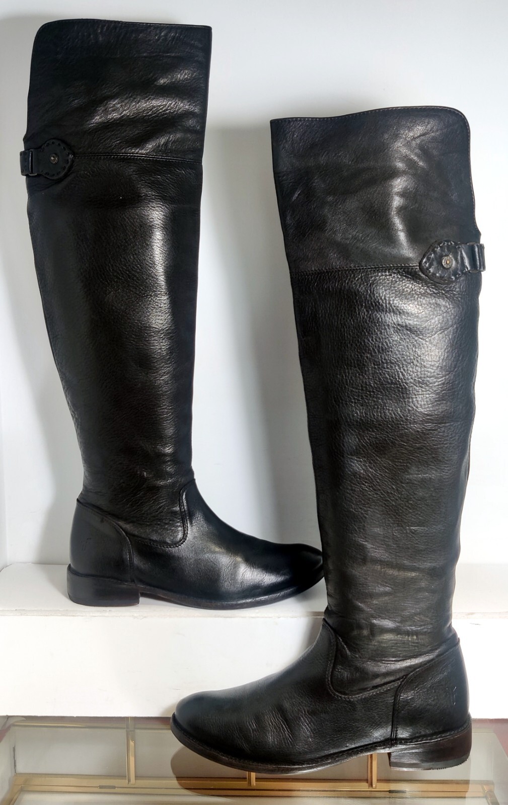 Frye Shirley Otk 77739 Leather Zipper Casual Dress Boots Women's Size 8