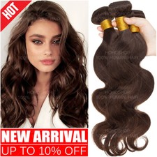 Indian 8A Unprocessed Virgin Human Hair Extensions Wavy Straight Weft 3 Bundles
