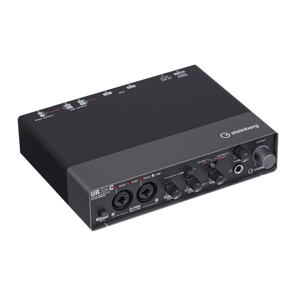 Steinberg UR24C オーディオインターフェース　YAMAHA Steinberg UR24C 2x4 USB Gen 3.1 Audio Interface USb Type-C by