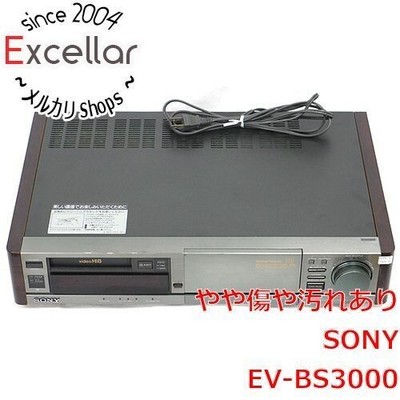 SONY EV-BS3000 Hi8 8mm Highest Grade VCR Black Tested Japan SONY EV-BS3000 Hi8 8mm Highest Grade VCR Black Tested Japan