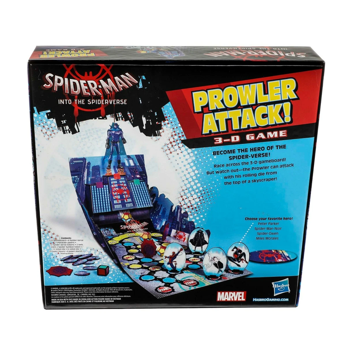 MARVEL SPIDER-MAN,3 PACK BOARD GAME SET,WITH 5 SPIDERMAN BOARD