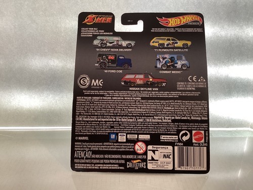2019 Hot Wheels Premium X-Men '71 Plymouth Satellite Real Riders 1:64 Marvel - Picture 2 of 2