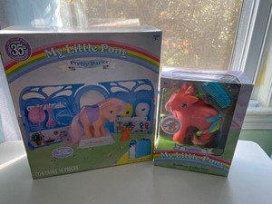 my little pony retro pretty parlor playset figure