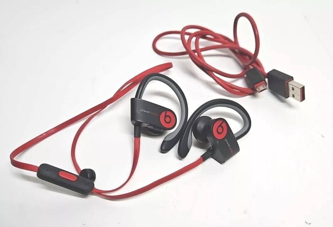 Beats by Dr. Dre Powerbeats Wireless Earphones - Black/Red for