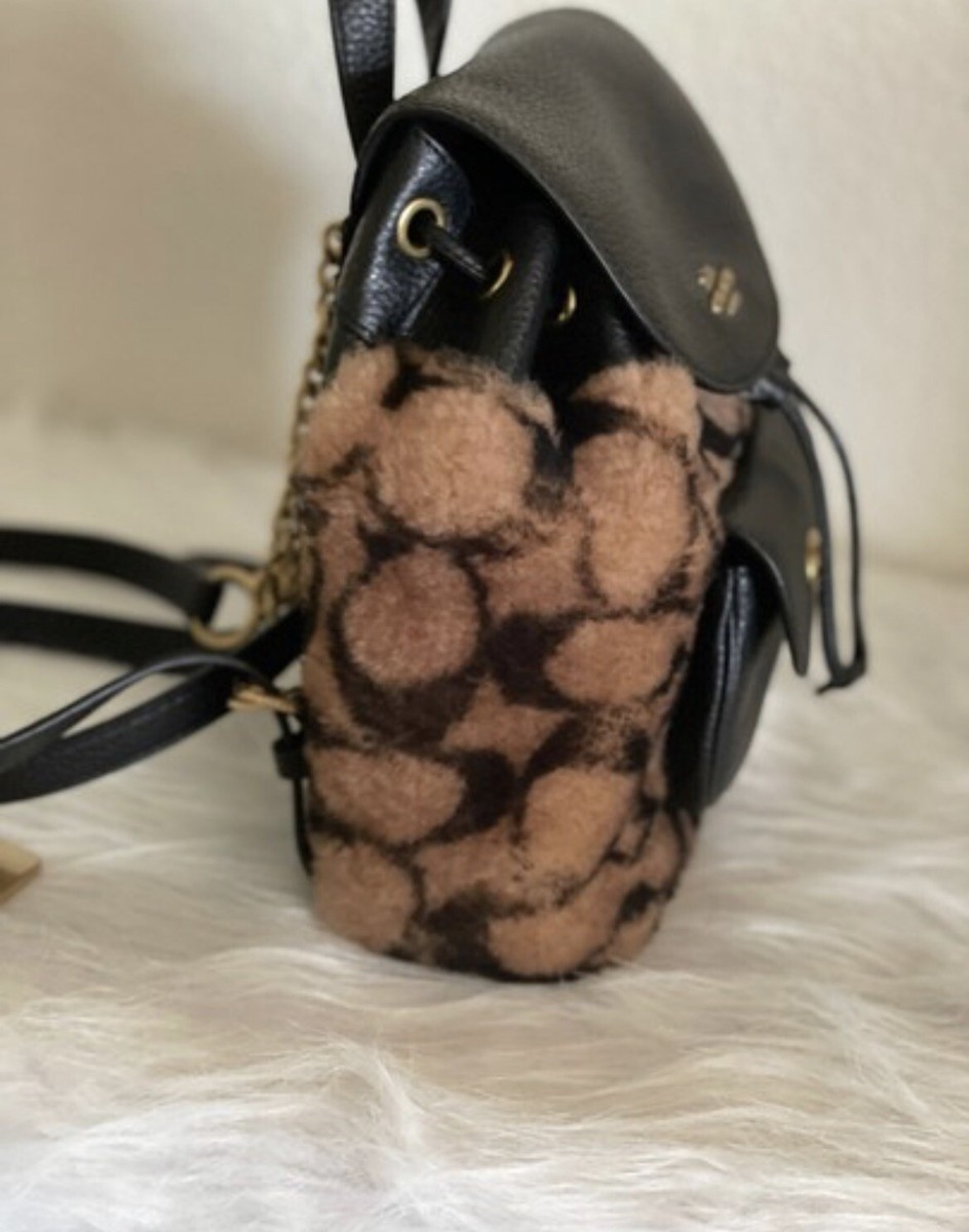 Coach X Jennifer Lopez Pennie 22 In Signature Shearling Coach X Jennifer Lopez Pennie 22 In Signature Shearling