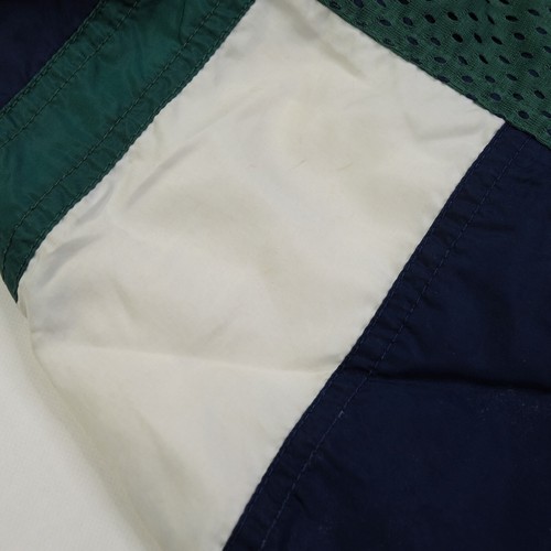 Rare VTG NIKE Swoosh Color Block Full Zip Track Jacket 90s Green Blue Youth SZ M - Picture 9 of 16
