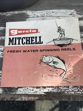 1970s Garcia Mitchell Fresh Water Spinning Reels Booklet Fishing Casting Tips 