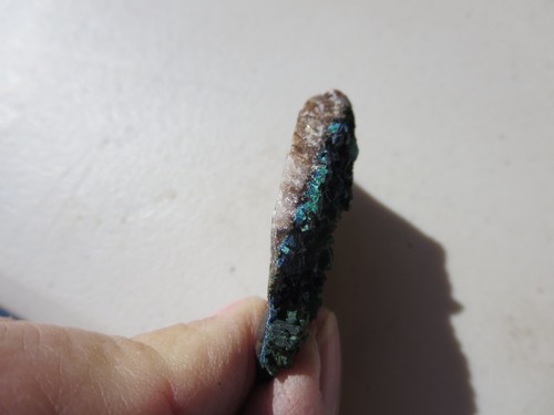 547 AZURITE & MALACHITE SPECIMEN. BISBEE, AZ. EX CLOSED OLD TIME ROCK SHOP - Picture 4 of 6