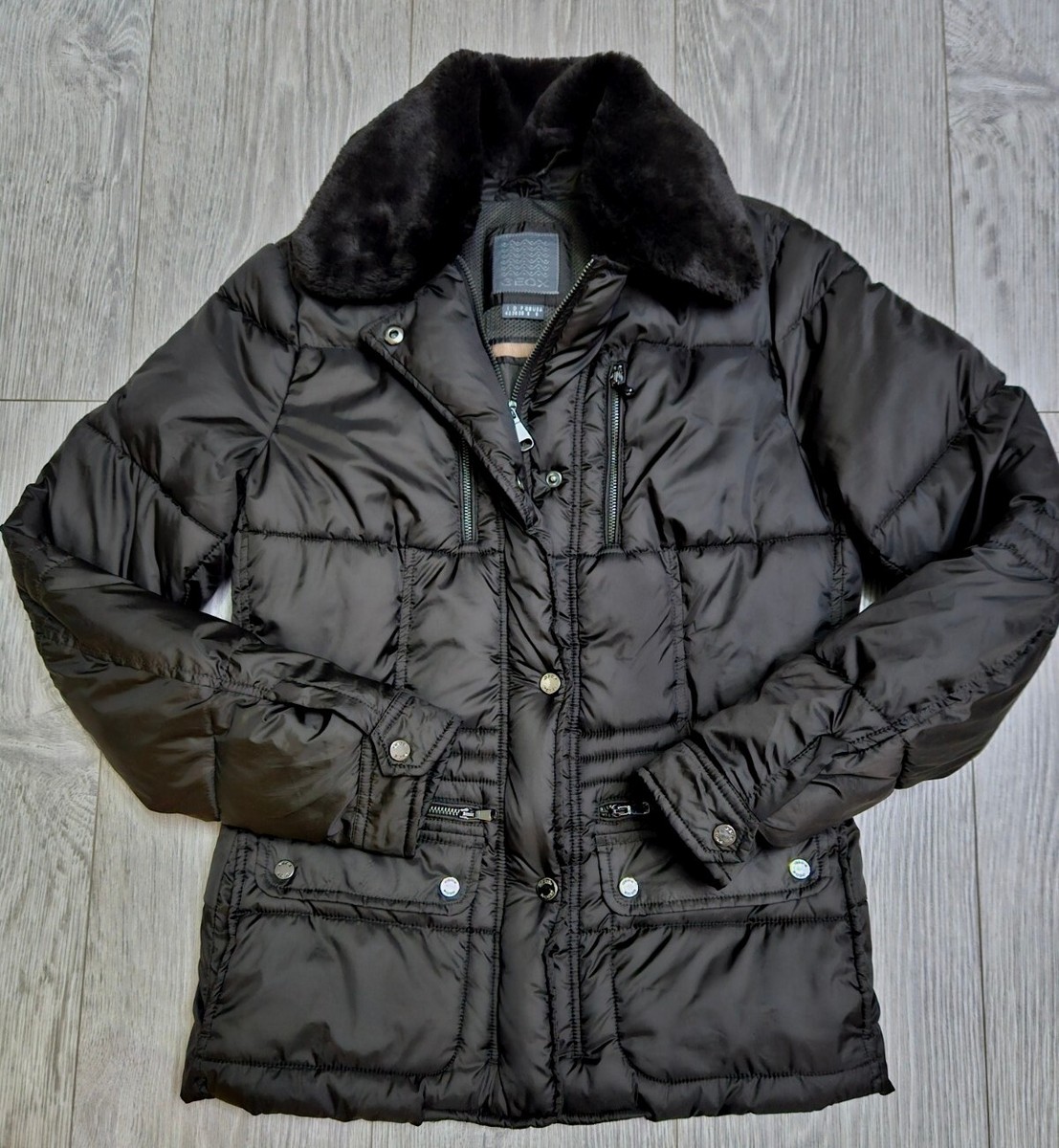 Women's GEOX Brown Winter Coat Jacket Size UK UK