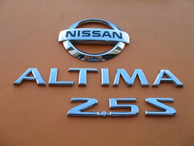 02 03 04 05 06 NISSAN ALTIMA 2.5 S REAR LID EMBLEM LOGO BADGE SIGN ...