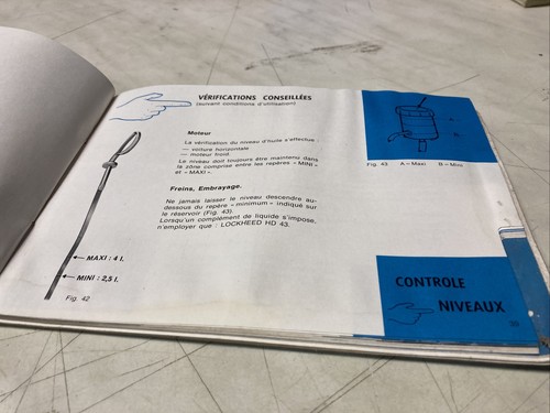 SIMCA 1300 1500 livret manuel propriétaire carnet entretien conducteur - Imagen 6 de 9