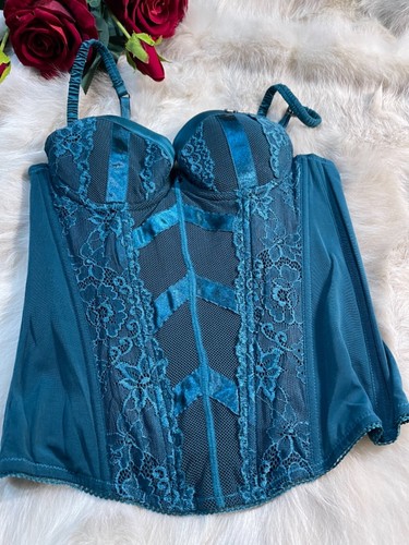 JLO YAMAMAY VERDE IMBOTTITO CON FERRETTO Corsetto Bustier taglia Us32b  Eu70b It2b | eBay