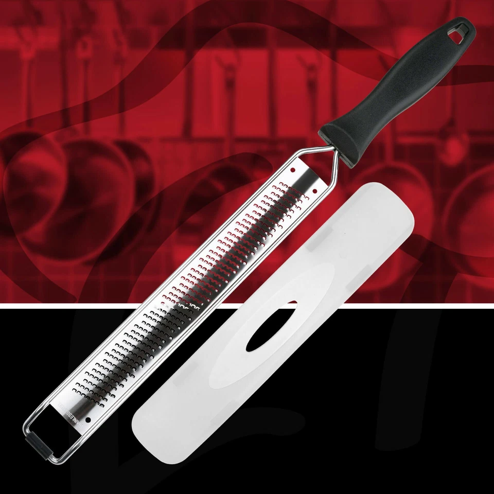 Universal-Reibe Handreibe Zitronenreibe Gemüse Käse u.v.m. lang fein Edelstahl