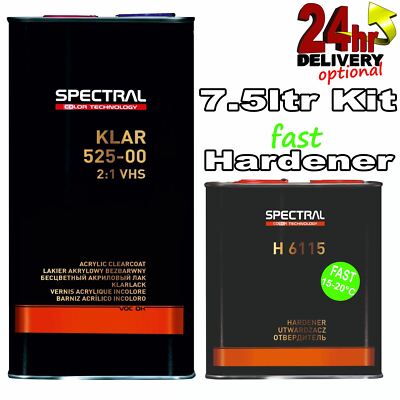 Novol Spectral KLAR 525 VHS Klarlack-Set 7,5ltr Set mit Schnellhärter