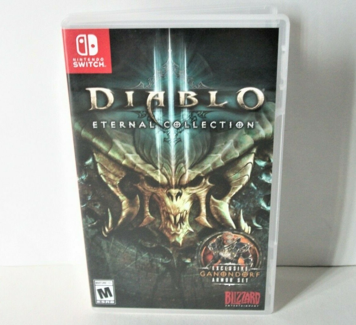Diablo III Case Only NO GAME Nintendo Switch Empty Box Art Eternal
