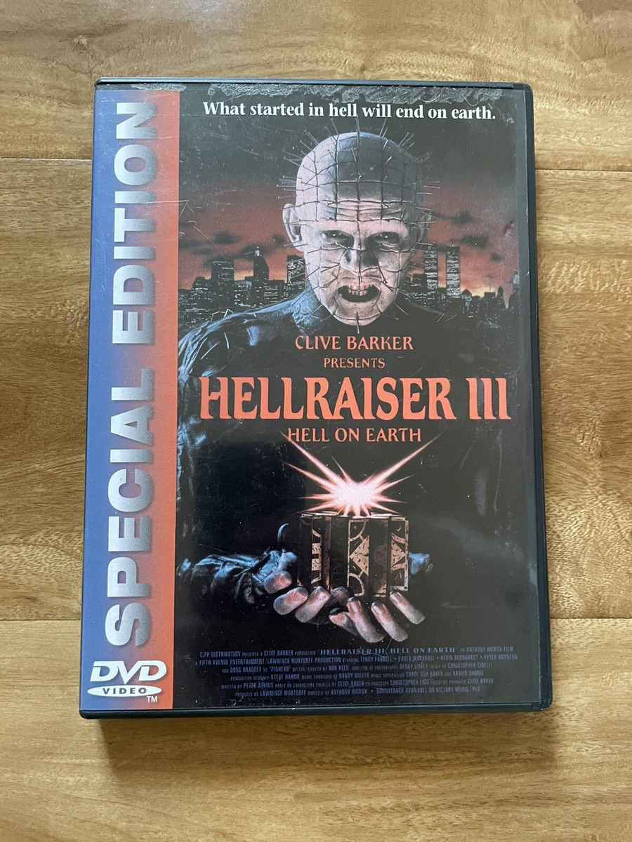 Hellraiser III: Hell On Earth (DVD, 1992, Special Edition