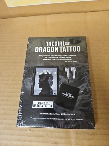 Écouteurs cadeaux Blu-ray en préachat avec étui LA FILLE AU TATOUAGE DRAGON SCELLÉ - Photo 2/4