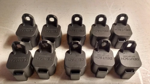 Lot of 10 Deutsch (TE Connectivity) 1011-347-0605 Dummy Plug / Cover for DT06-6S