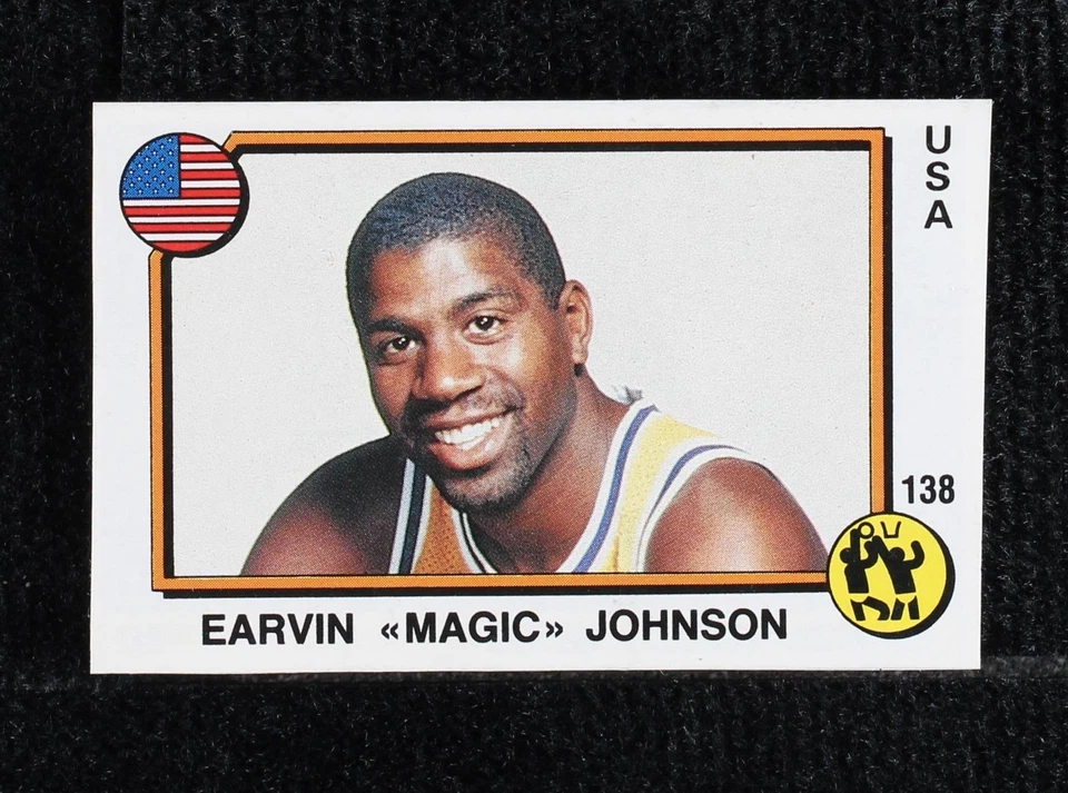 Pegatinas Panini Supersport 1988 - Magic Johnson #138