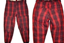 vtg 60s WOOLRICH WOOL BUFFALO PLAID LINED WARM WINTER HUNTING PANTS 34 x 30