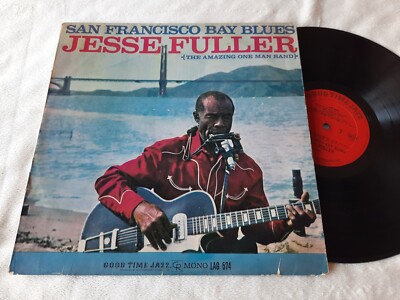 Jesse Fuller SAN FRANCISCO BAY BLUES LP 1st UK press 1963
