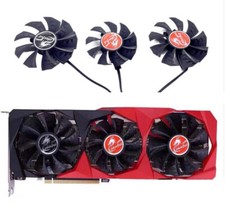 Graphics Card Fan For Seven Rainbow ColorfUl RTX3060 RTX3070 RTX3080 RTX3090  