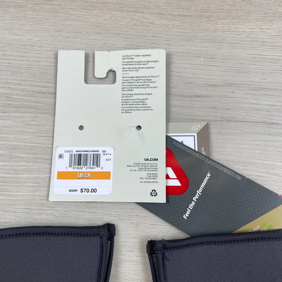 Guante de caza Under Armour Mid Season Windstopper para hombre pequeño camuflaje Gore Tex Foto 4 de 4