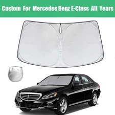 Custom For Mercedes Benz E-Class GLC Front Windshield Sun Shade Cover Foldable