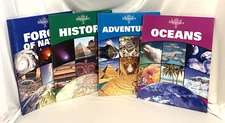 Encyclopedia Britannica 4 books (Forces of Nature, History, Adventures, Oceans)
