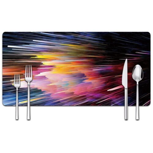 Leather Placemats Table Mats Place Mat Dinner Table Washable Non-Slip Coasters - Picture 20 of 37