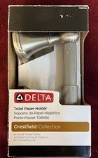 Delta Crestfield Toilet Paper Holder in Brushed Nickel 138035 NOS Bathroom
