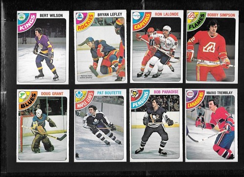 1978-79 OPC O PEE CHEE NHL HOCKEY CARD ERROR VARIATION & INSERT 265-396 SEE LIST - Picture 223 of 287
